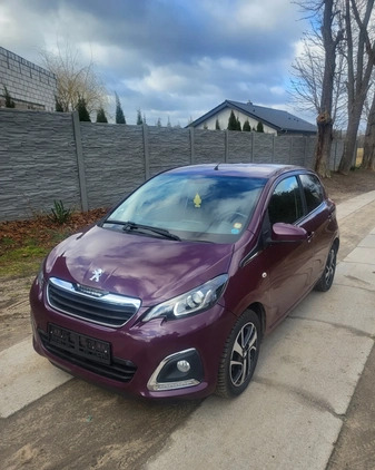 Peugeot 108 cena 22500 przebieg: 132700, rok produkcji 2014 z Bieruń małe 92